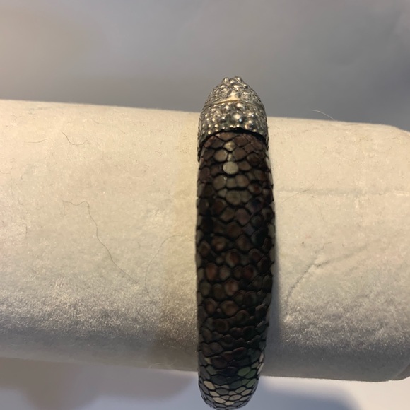 Jewelry Lou Guerin Brown Stingray Sterling Silver Bracelet Poshmark